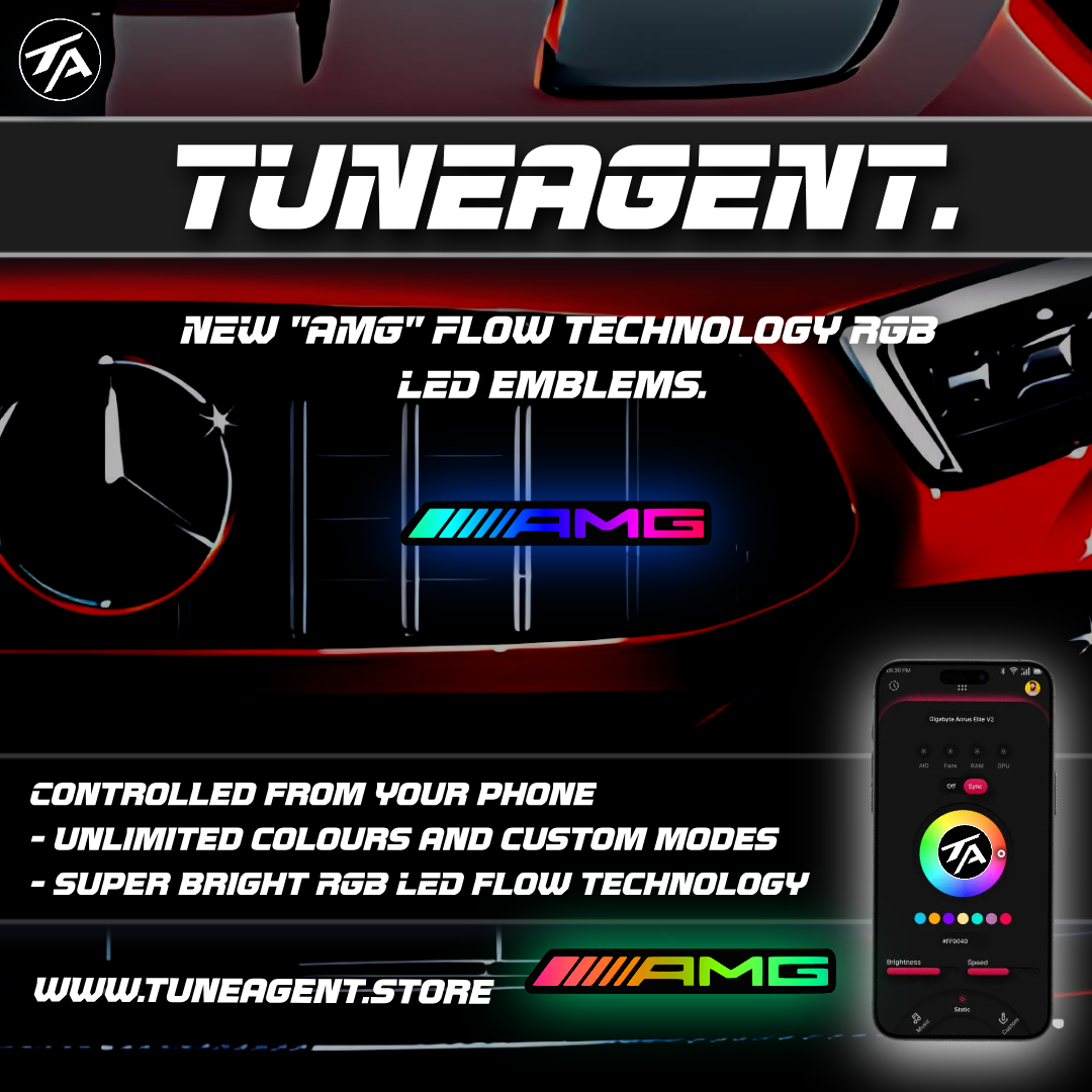 TuneAgent Flow LED RGB "AMG" Emblem