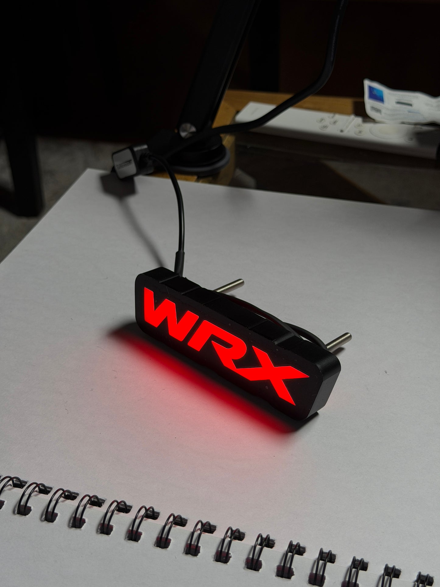 TuneAgent Flow LED RGB "WRX" Emblem