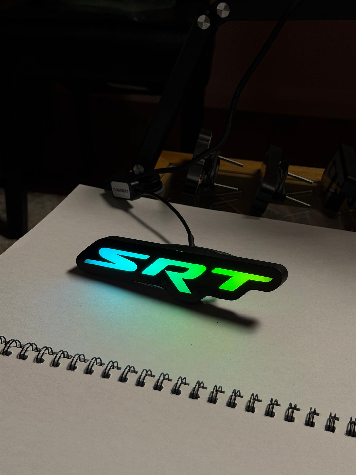 TuneAgent Flow LED RGB "SRT" Emblem