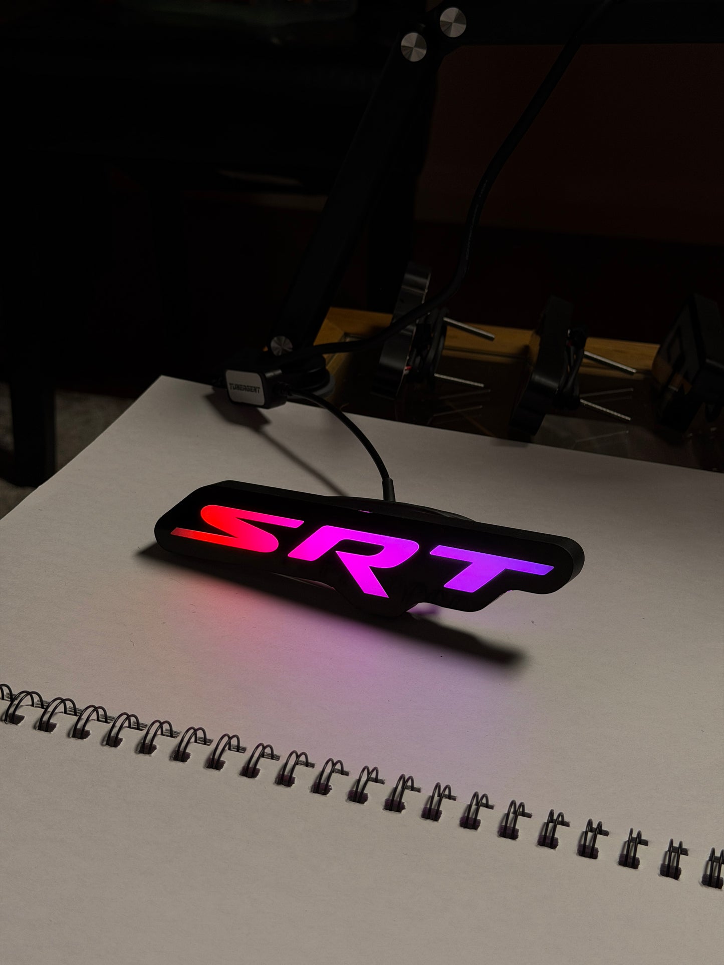 TuneAgent Flow LED RGB "SRT" Emblem