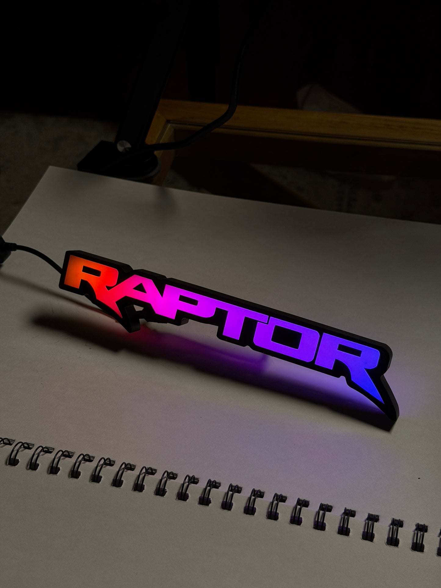 TuneAgent Flow LED RGB "Raptor" Emblem