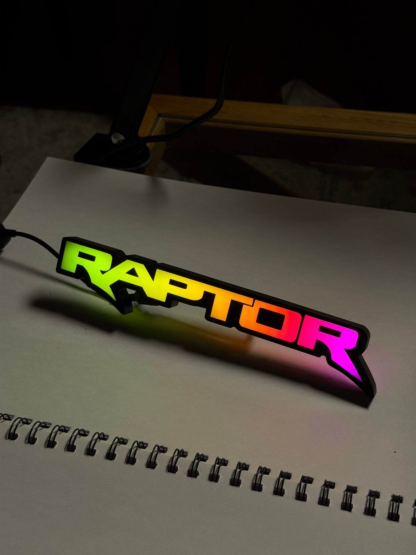 TuneAgent Flow LED RGB "Raptor" Emblem