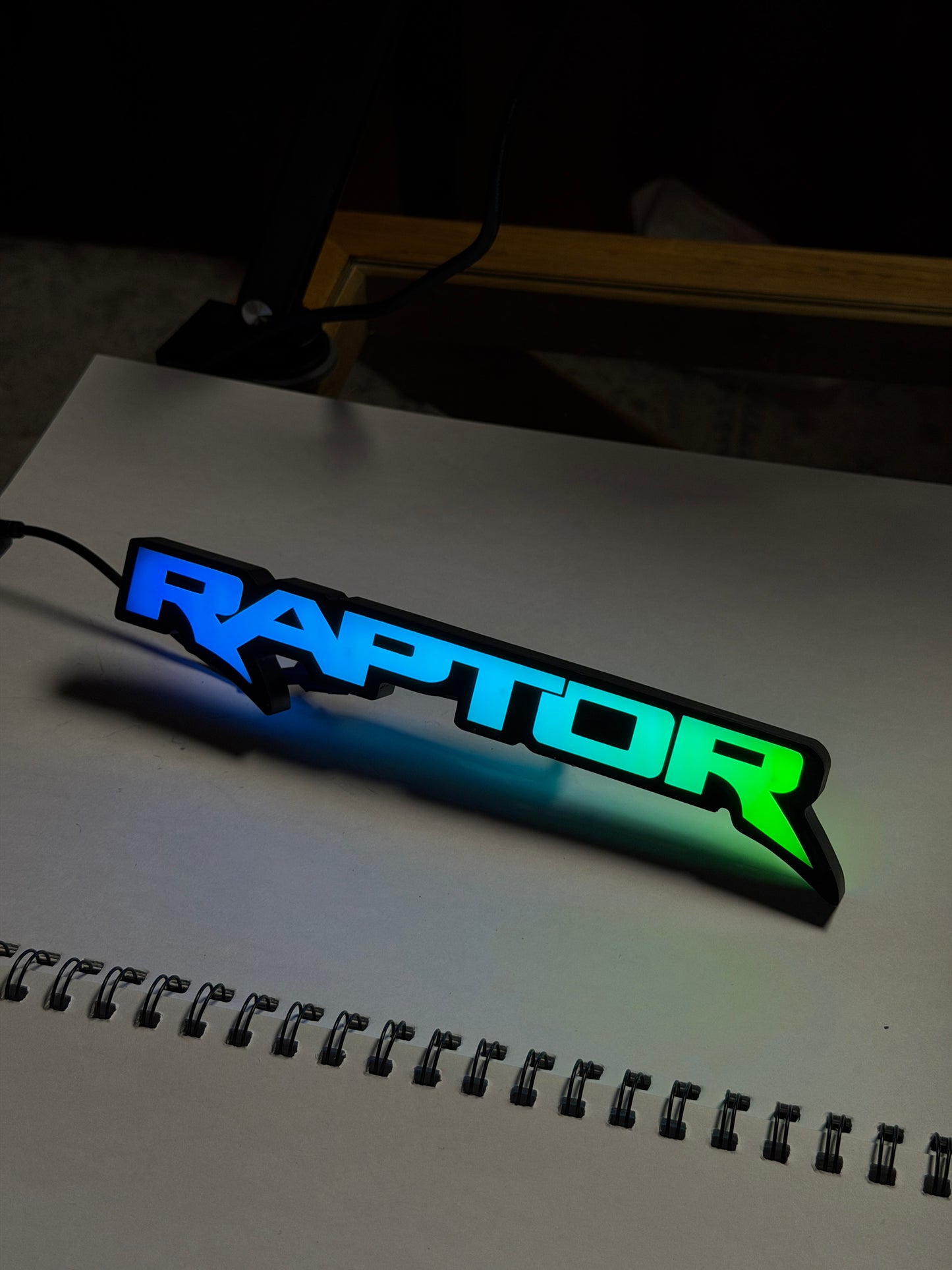 TuneAgent Flow LED RGB "Raptor" Emblem