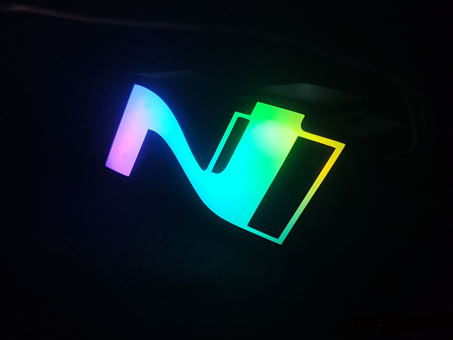 TuneAgent Flow LED RGB "N line" Emblem