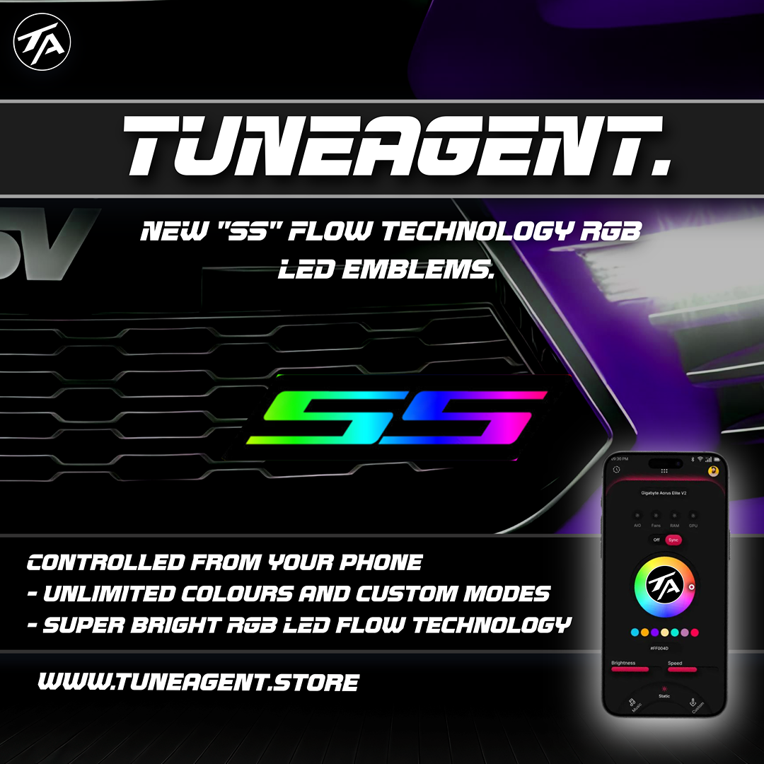 TuneAgent Flow LED RGB "SS" Emblem