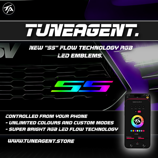 TuneAgent Flow LED RGB "SS" Emblem