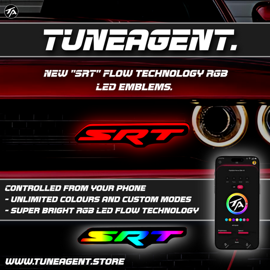TuneAgent Flow LED RGB "SRT" Emblem
