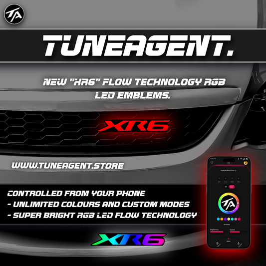 TuneAgent Flow LED RGB "XR6" Emblem