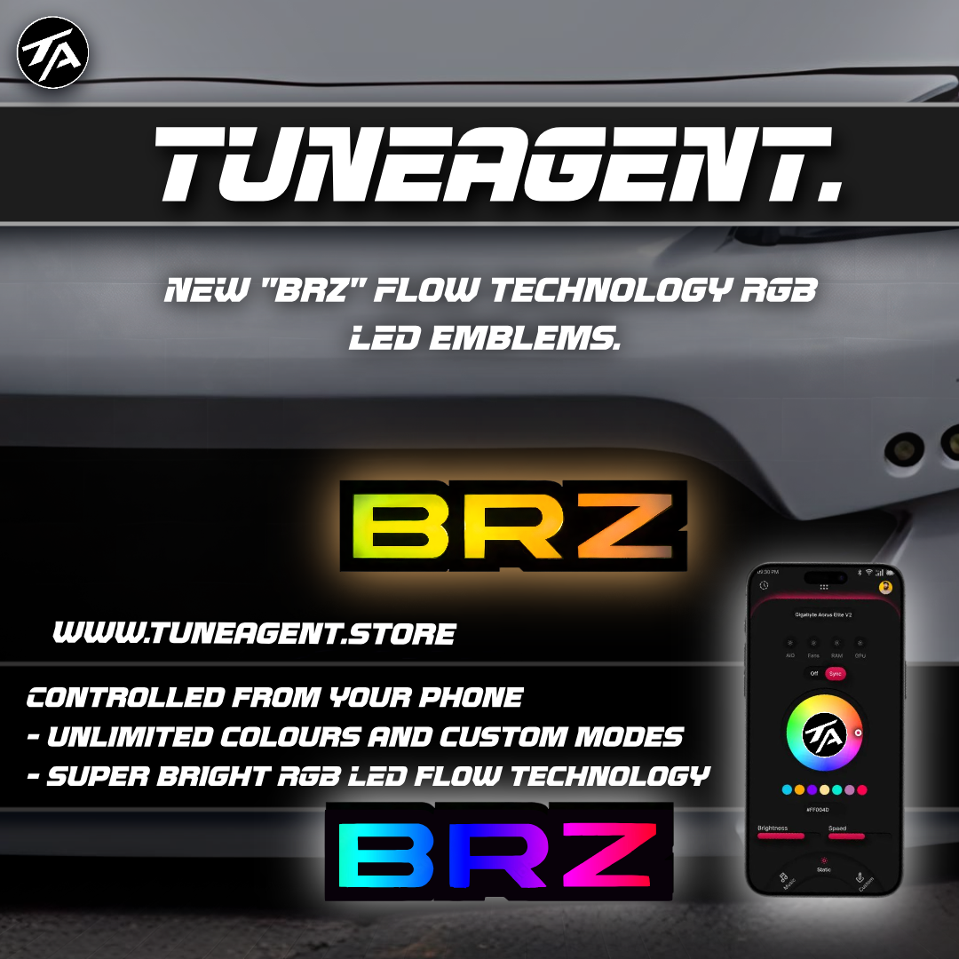 TuneAgent Flow LED RGB "BRZ" Emblem