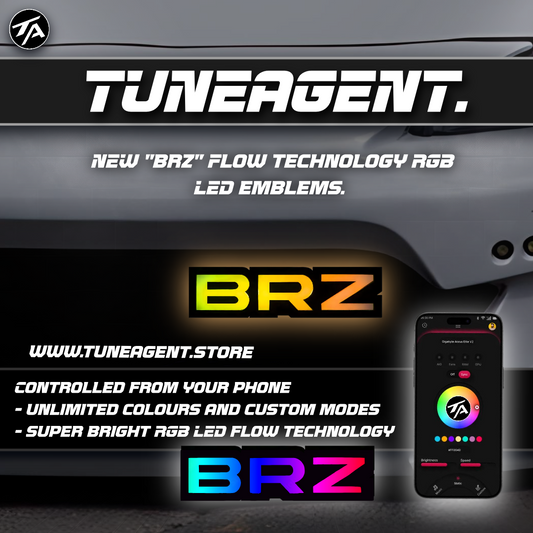 TuneAgent Flow LED RGB "BRZ" Emblem