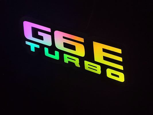 TuneAgent Flow LED RGB "G6E Turbo" Emblem