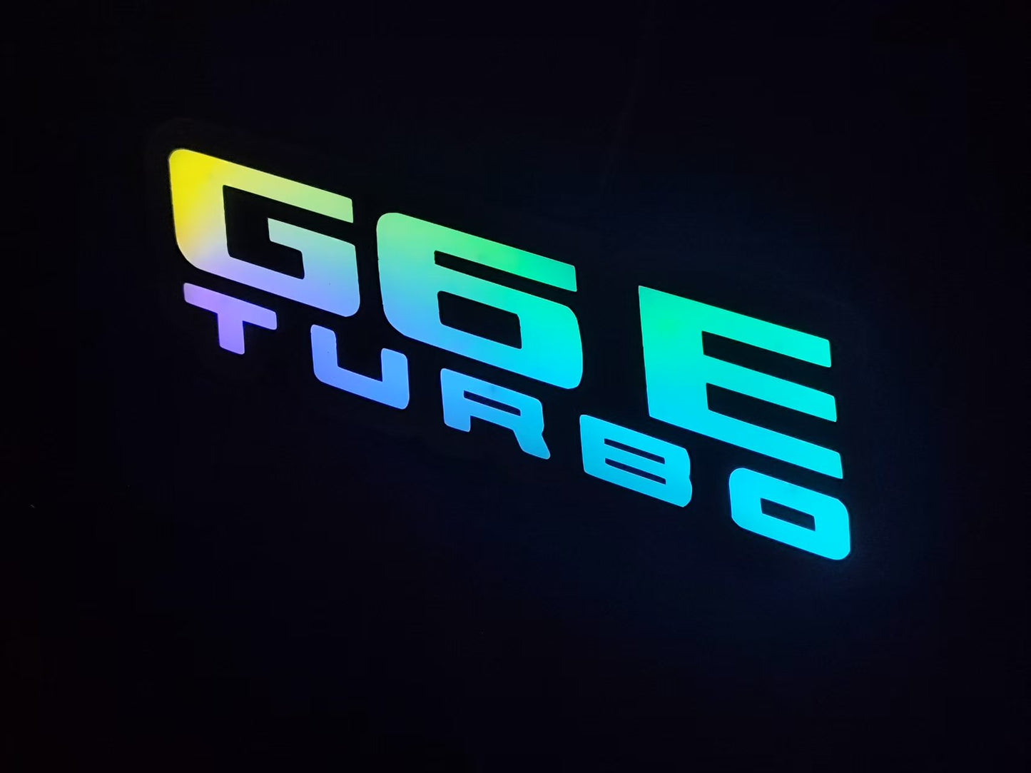 TuneAgent Flow LED RGB "G6E Turbo" Emblem