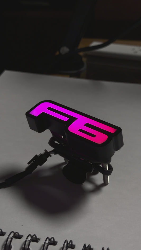 TuneAgent Flow LED RGB "F6" Emblem